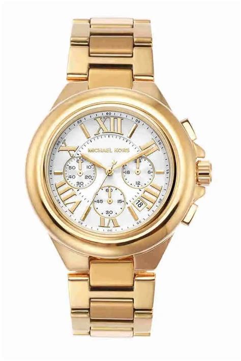 michael kors traditional camille chronograph|Amazon.com: Michael Kors Camille Chronograph Gold.